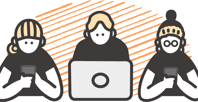 3人の相談者のイラスト